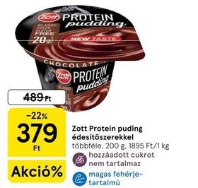 Zott Protein puding édesítőszerekkel – Tesco