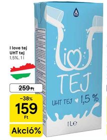 I love tej UHT tej – Tesco