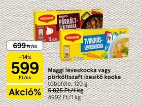 Maggi leveskocka vagy pörköltszaft ízesítő kocka – Tesco
