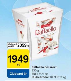 Ferrero Raffaello desszert – Tesco
