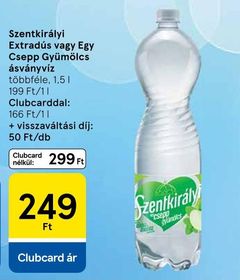 Szentkirályi Extradús vagy Egy Csepp Gyümölcs ásványvíz – Tesco