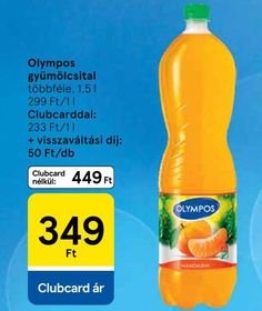 Olympos gyümölcsital – Tesco