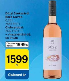 Dúzsi Szekszárdi Rozé Cuvée – Tesco
