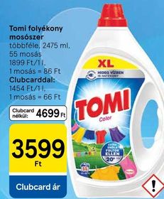 Tomi folyékony mosószer – Tesco