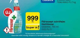Flóraszept szórófejes tisztítószer – Tesco