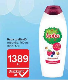 Baba tusfürdő – Tesco