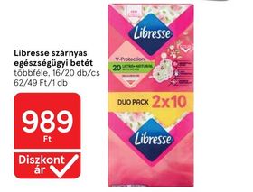 Libresse szárnyas egészségügyi betét – Tesco