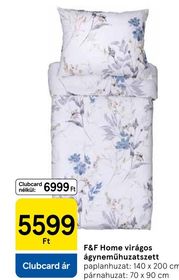 F&F Home virágos ágyneműhuzatszett – Tesco