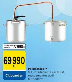 Pálinkafőző** – Tesco