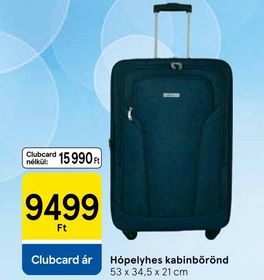 Hópelyhes kabinbőrönd – Tesco