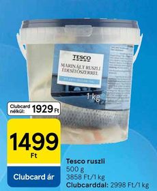 Tesco ruszli – Tesco