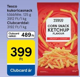 Tesco kukoricasnack – Tesco