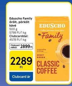 Eduscho Family őrölt, pörkölt kávé – Tesco