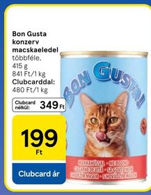 Bon Gusta konzerv macskaeledel – Tesco