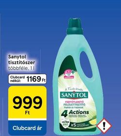 Sanytol tisztítószer – Tesco