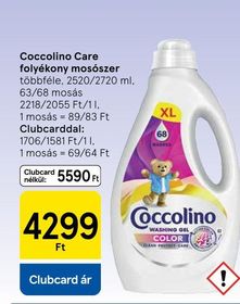 Coccolino Care folyékony mosószer – Tesco