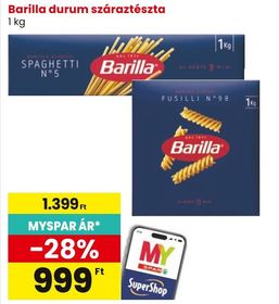 Barilla durum száraztészta – Spar