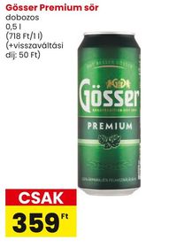 Gösser Premium sör – Spar