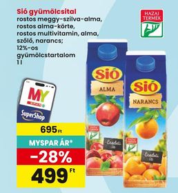 Sió gyümölcsital – Spar