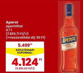 Aperol aperitifital – Spar
