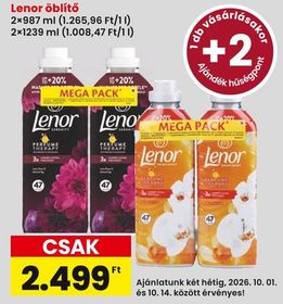 Lenor öblítő – Spar