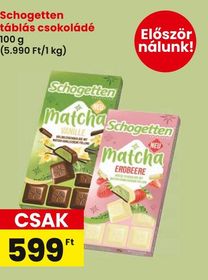 Schogetten táblás csokoládé – Spar