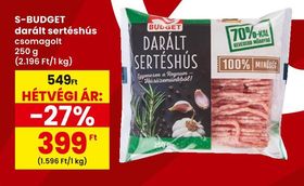 S-BUDGET darált sertéshús – Spar