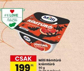 Milli Rémtúró krémtúró – Spar