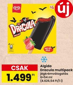 Algida Dracula multipack jégkrémválogatás – Spar