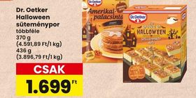 Dr. Oetker Halloween süteménypor – Spar