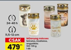 Műanyag mécses – Spar