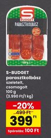 S-BUDGET parasztkolbász – Spar