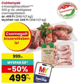 Csirkenyak – Spar