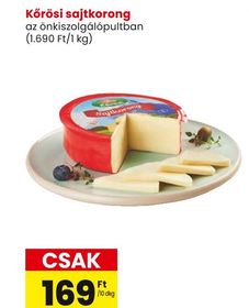 Kőrösi sajtkorong – Spar