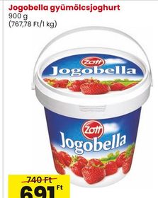 Jogobella gyümölcsjoghurt – Spar