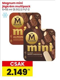 Magnum mini jégkrém multipack – Spar