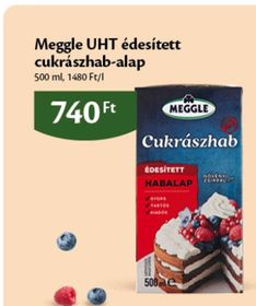 Meggle UHT édesített cukrászhab-alap – Ecofamily