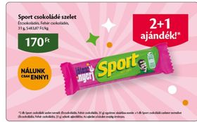 Sport csokoládé szelet – Ecofamily