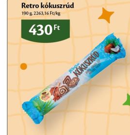 Retro kókuszrúd – Ecofamily
