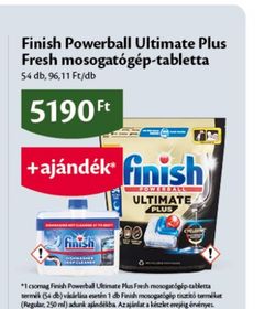 Finish Powerball Ultimate Plus Fresh mosogatógép-tabletta – Ecofamily