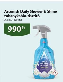 Astonish Daily Shower & Shine zuhanykabin-tisztító – Ecofamily