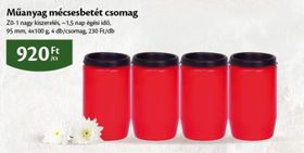 Műanyag mécsesbetét csomag – Ecofamily