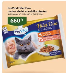 PreVital Fillet Duo nedves eledel macskák számára – Ecofamily