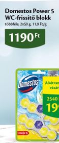 Domestos Power 5 WC-frissítő blokk – Ecofamily