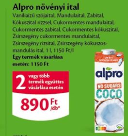 Alpro növényi ital – Ecofamily
