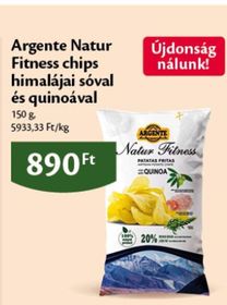 Argente Natur Fitness chips himalájai sóval és quinoával – Ecofamily