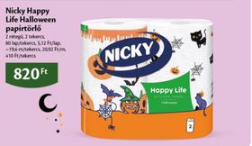 Nicky Happy Life Halloween papírtörlő – Ecofamily