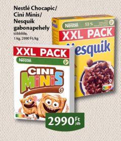 Nestlé Chocapic/Cini Minis/Nesquik gabonapehely – Ecofamily
