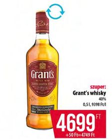Grant's whisky – Coop