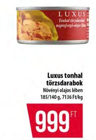 Luxus tonhal törzsdarabok – Coop